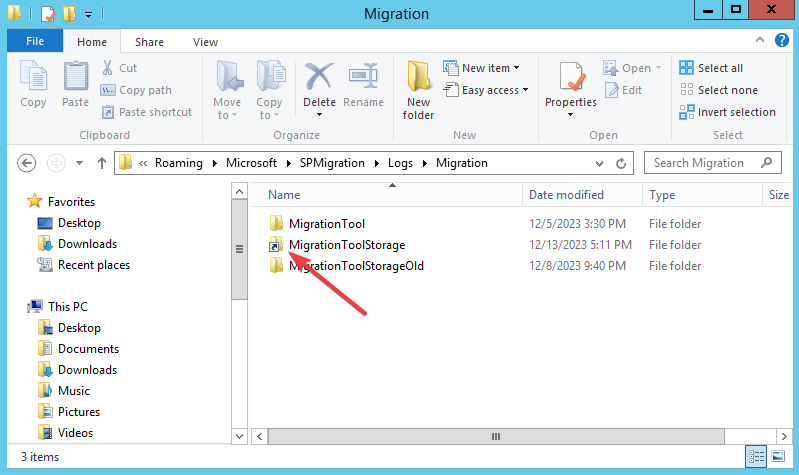 Change SharePoint Migration Tool Temporary Storage Directory