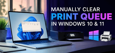 Clear Print Queue in Windows 11 & 10